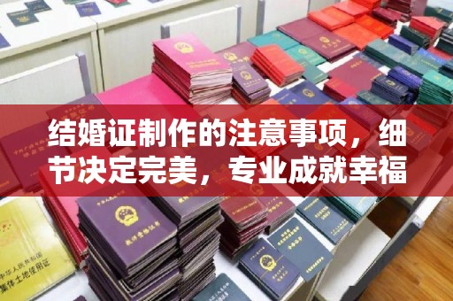 田家庵结婚证制作的注意事项，细节决定完美，专业成就幸福